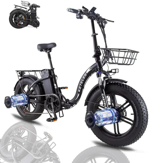 KETELES KF9 2000W 48V 26AH Folding electric bike Dual Motor