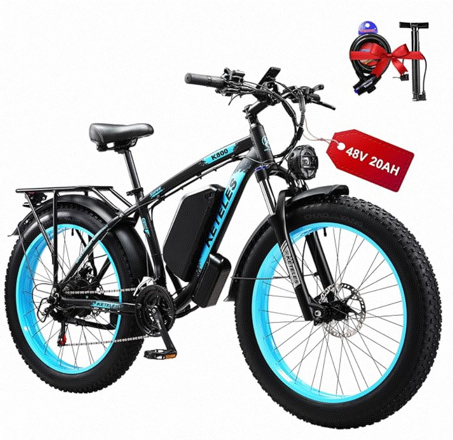 Keteles K800 48V 20AH 1000W Rear Motor Ebike