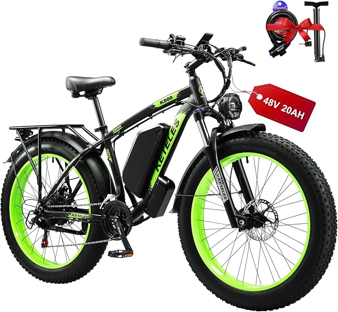 Keteles K800 48V 20AH 1000W Rear Motor Ebike