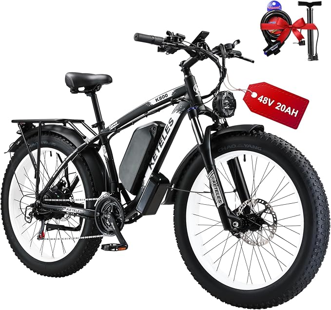 Keteles K800 48V 20AH 1000W Rear Motor Ebike