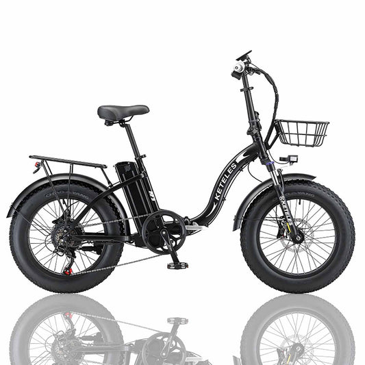 KETELES KF9 20 Inch 1000W 48V 35AH Fat Tire Folding Ebike
