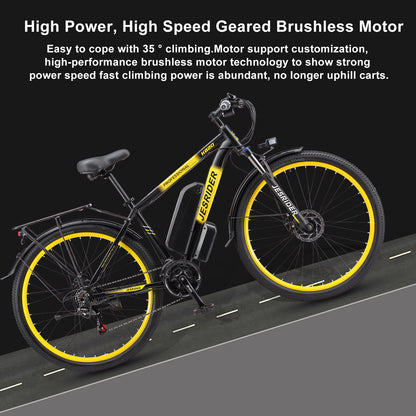 JESRIDER K820 29" Road Electric Bike, 48V 17.5Ah Commuter Ebike for Adults