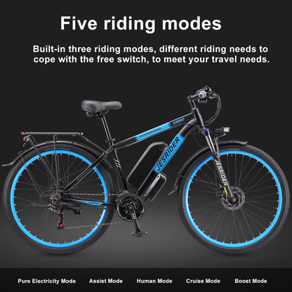 JESRIDER K820 29" Road Electric Bike, 48V 17.5Ah Commuter Ebike for Adults