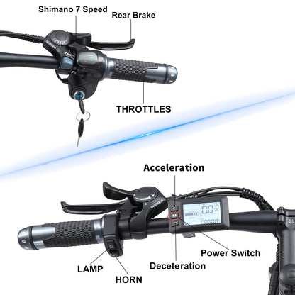 KETELES K820Pro 250W 17.5AH Single Motor E-bike
