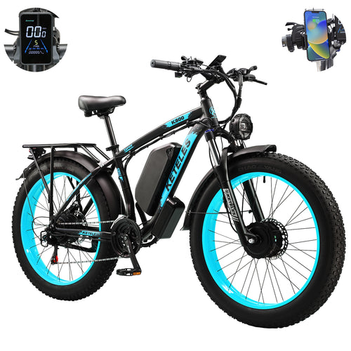 KETELES K800 4000W Dual Motor Fat E-Bike