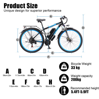KETELES K820Pro 250W 17.5AH Single Motor E-bike