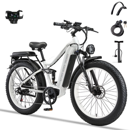 KAIJIELAISI K801 48V32AH 250W motor 26" Inch Fat Tire E-Bike