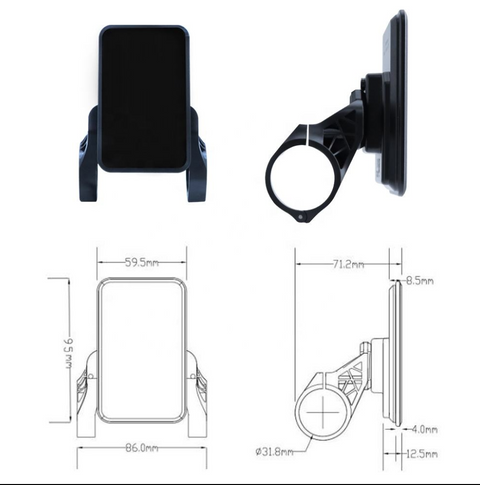 KETELES E-bike Color Display