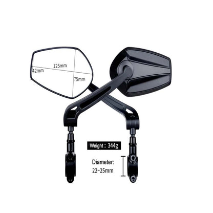 HD Wide Angle Rearview Mirror for Electric Bike