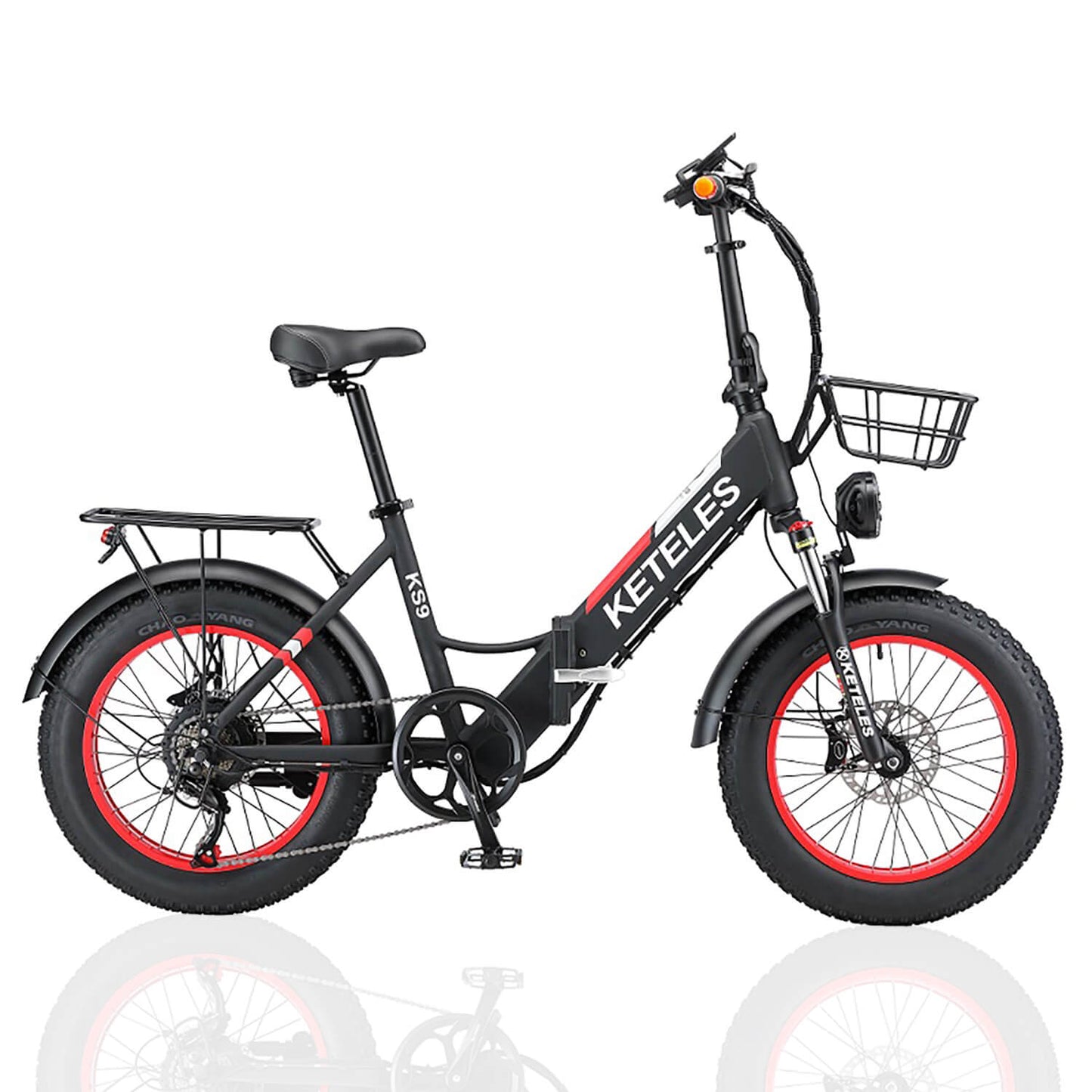 KETELES KS9 Folding Bike 20", 48V/250W Motor, 17.5Ah Battery, Hydraulic Disc Brakes
