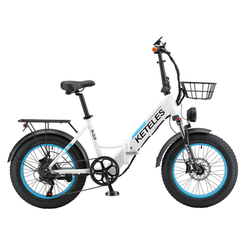 KETELES KS9 Folding Bike 20", 48V/1000W Motor, 17.5Ah Battery, Hydraulic Disc Brakes