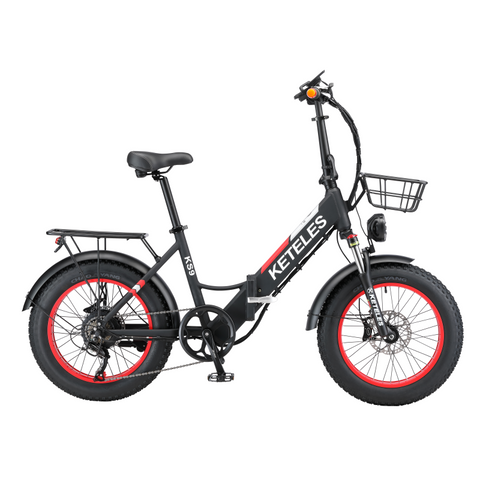 KETELES KS9 Folding Bike 20", 48V/1000W Motor, 17.5Ah Battery, Hydraulic Disc Brakes