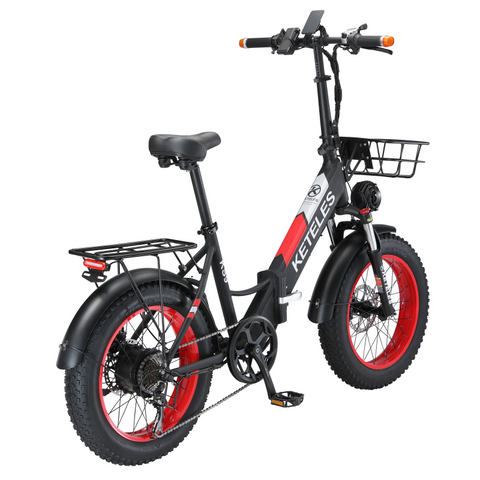 KETELES KS9 Folding Bike 20", 48V/1000W Motor, 17.5Ah Battery, Hydraulic Disc Brakes